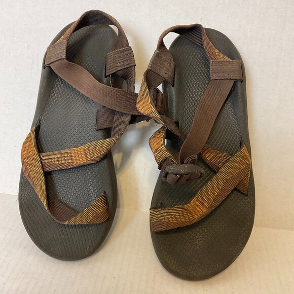 Chaco Sandals Men's 12 Brown Tan Straps - Picture 2 of 12